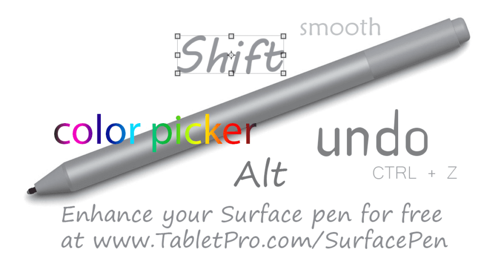 Enhance Pen Stylus and Windows 10 Tablet apps Touch Screen