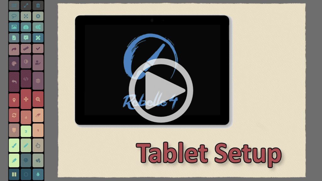 tablet pro setup thumbnail for rebelle drawing application
