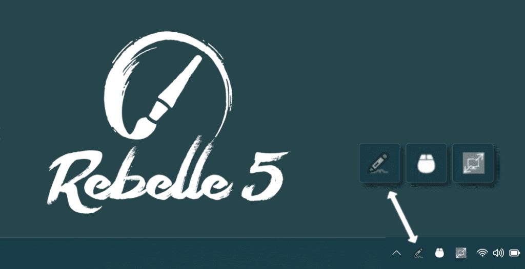 Rebelle 5 tablet pro Artist Pad setup load