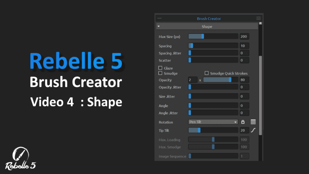 rebelle 5 brush creator shape