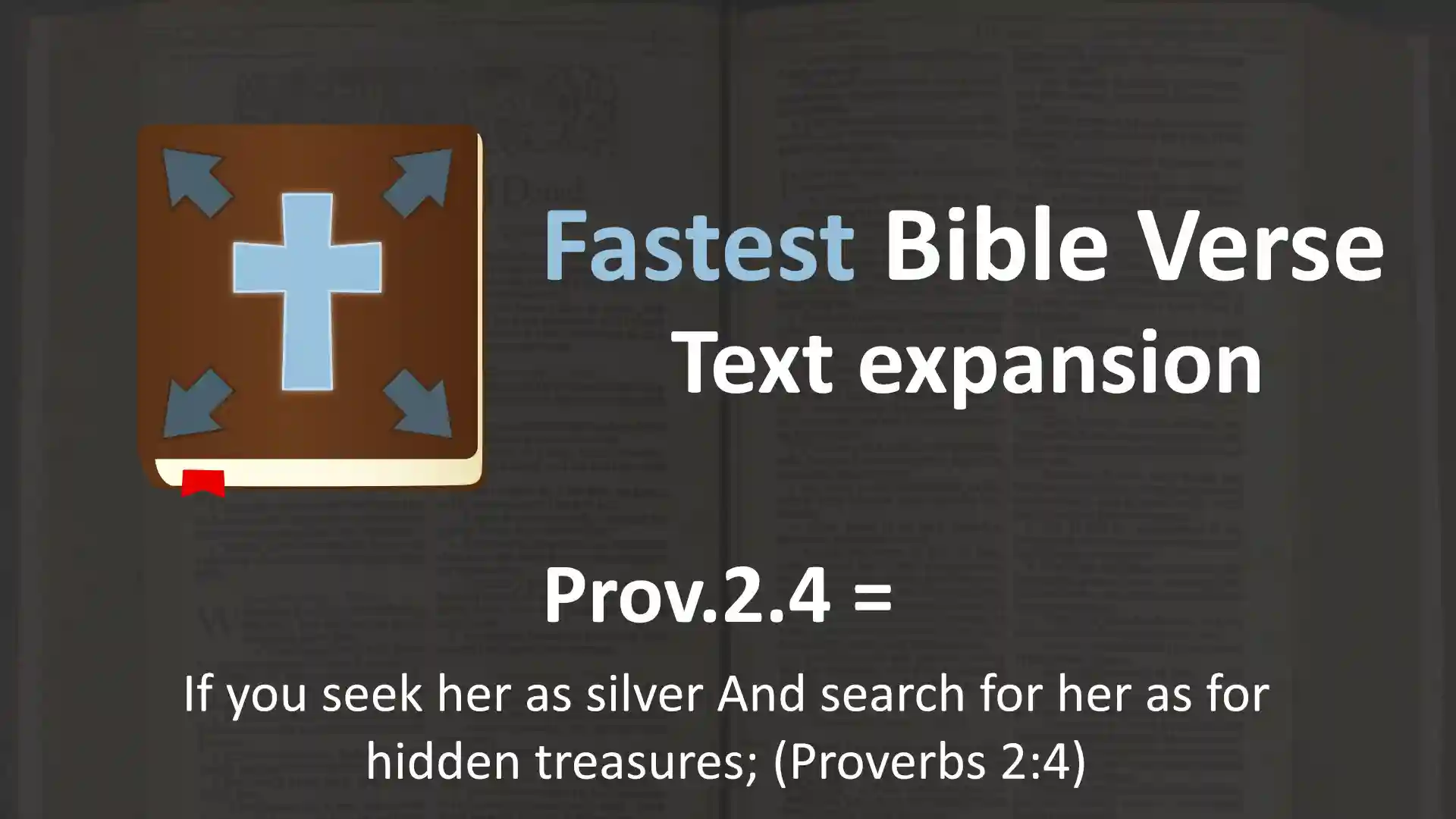 Bible Verse Expander screenshot